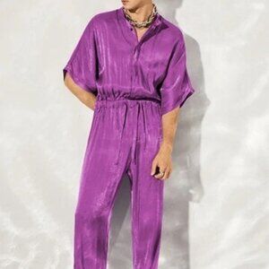 Shiny Pink/Purple Jumpsuit
